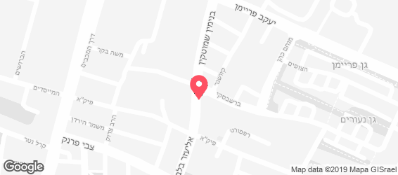 הטבון הראשוני - מפה