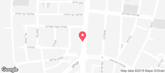 אמריקן פיצה - מפה
