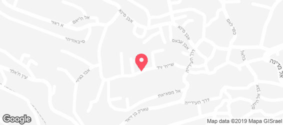 חומוס פול אבן סינא - מפה