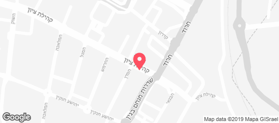 מסעדת העיר - מפה