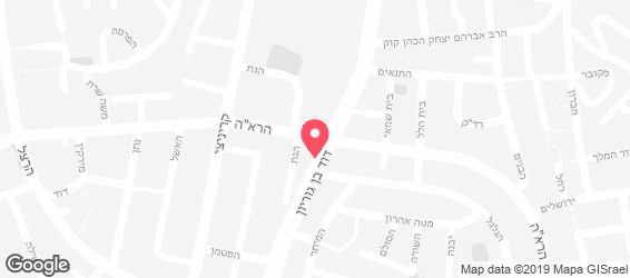פיצה רומא - מפה