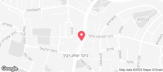בית הגלידה והממתק - מפה