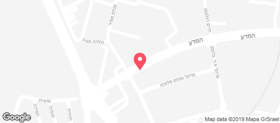 בליקר בייקרי רחובות - מפה