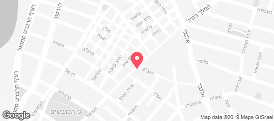 מרכז הבוריקה - מפה