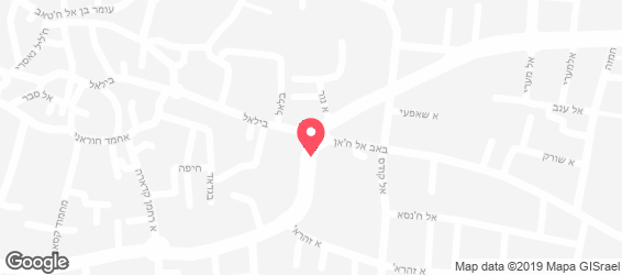 חומוס פול אבו אחמד - מפה
