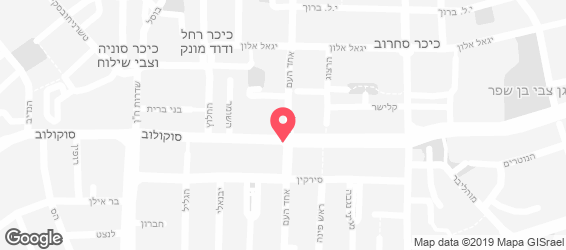 דליסיטי בר - מפה