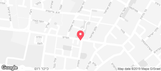 פיצה בר הרצליה - מפה