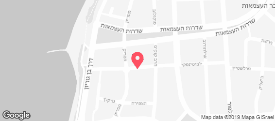 חומוס בית שמאי - מפה