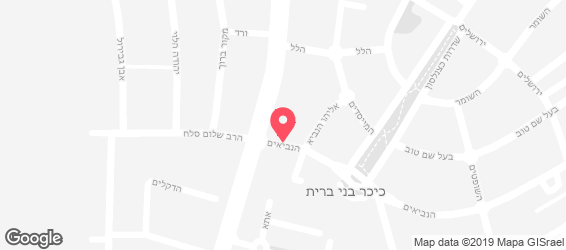בורגרים - מפה