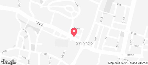 פביוס פיצה - מפה
