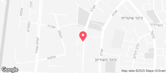 קראנץ' פיצה - מפה