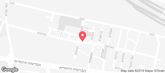 פיצה רוסטו  - מפה