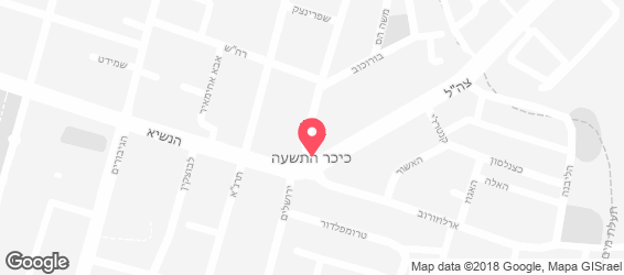 חומוס ירושלים - מפה