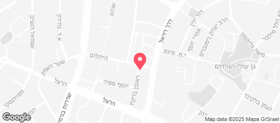 שלושת הקצבים נתניה - מפה