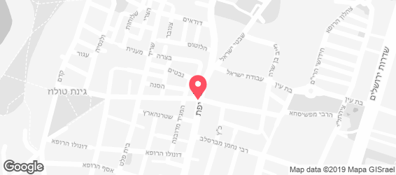 פלאפל כחיל - מפה