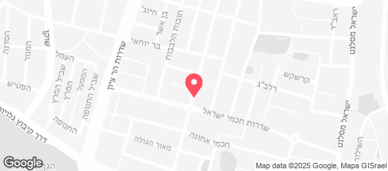 קפה גצל - מפה