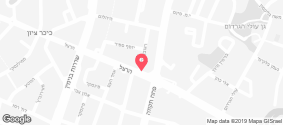 פיצה שמש - מפה