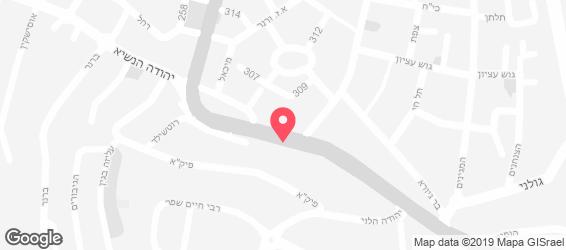פיצה פריז - מפה