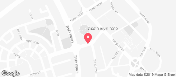 ג'חנון עד המושבה - מפה