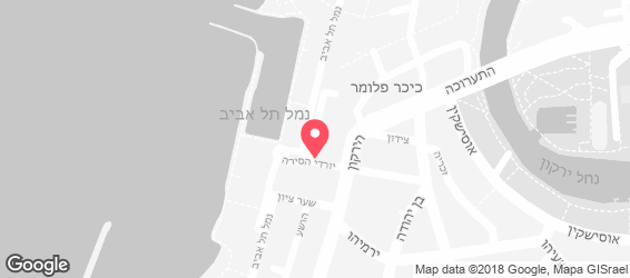 בני הדייג תל אביב - מפה