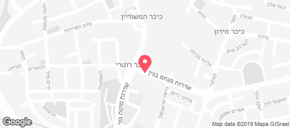 בורגרים - מפה