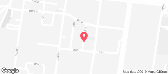 ברדק - פיצה בר ובירה - מפה
