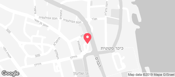 fifteen's bar - מפה