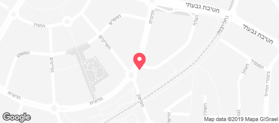 גולדה הגלידה העברית הראשונה - מפה