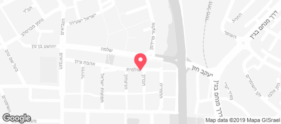קייטרינג הטבעונית - מפה