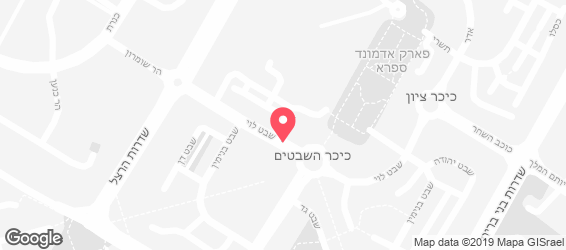 שניצל ג'יג'י אשדוד - מפה