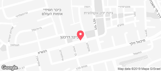 חומוס הנשיא - מפה