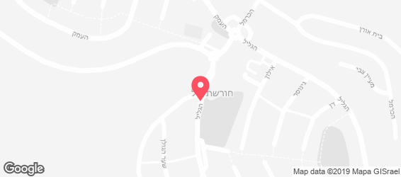 פיצה בעמק - מפה