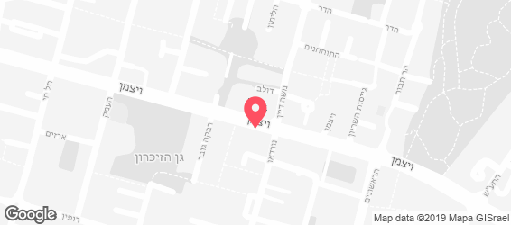 פבי'וס פיצה  - מפה