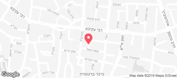 קייטרינג Unico - מפה