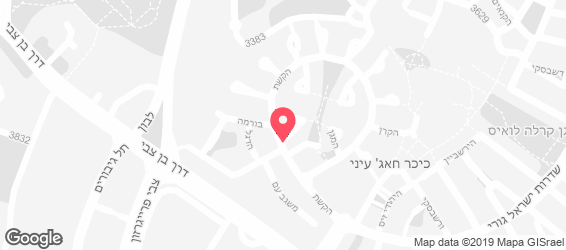 קייטרינג אור הברכה - מפה