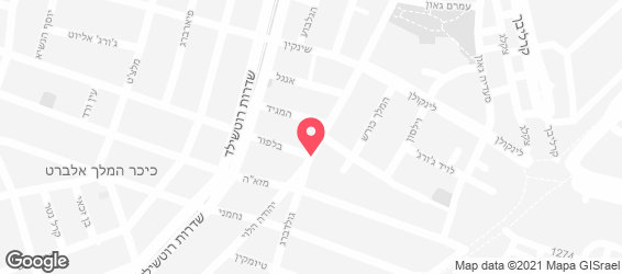 הזקן והים נמל יפו - מפה
