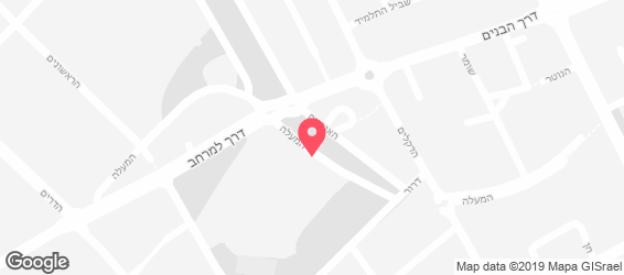 גזוז - פלאפל ארצישראלי - מפה