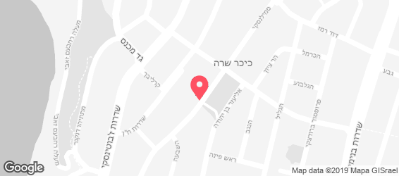 קייטרינג נירו קורן - מפה