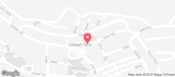 פיצה מטר - מפה