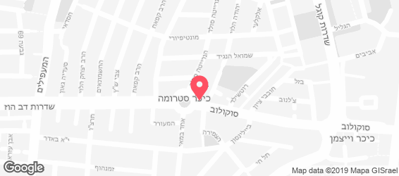 אלוף החומוס והפול - מפה