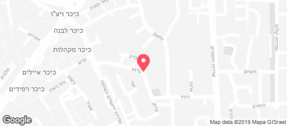 פיצה ניניו - מפה