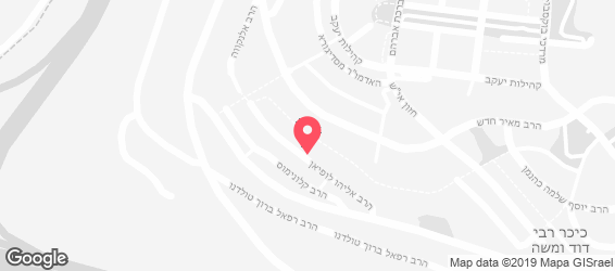 ג'רוזלם דלייטס - מפה
