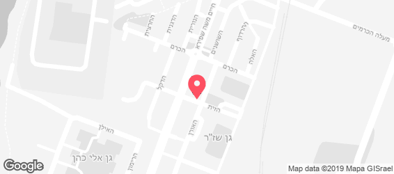 בית הפיצה י - מפה