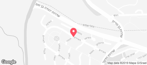 קייטרינג מור וקינמון - מפה