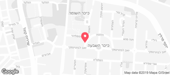 קייטרינג נולי'ס - מפה