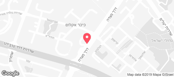 מאפיית סוף מצדה - מפה