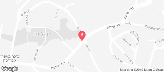 קראנצ' פיצה - מפה