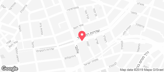 אוליברי פיצריה ופסטריה - מפה