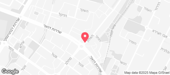 פול חומוס פלוס - מפה