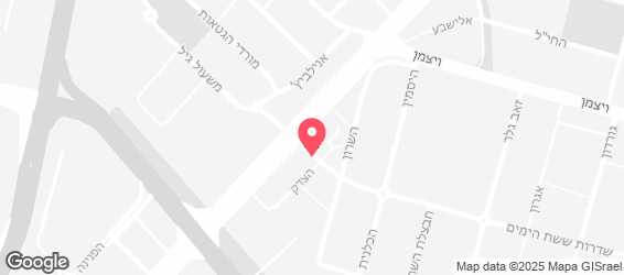 פיצה לונה גרין - מפה